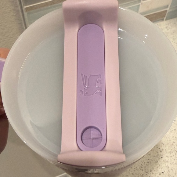 40 Oz Soft Matte Stanley Purple Tumbler with Handle - Picture 4 of 6